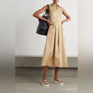 CO Chic Tan Midi Dress NWT!